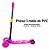 Patinete Infantil Luz 3 Rodas Brilhante Radical Com Led - Imagem 3