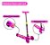 Patinete Infantil Luz 3 Rodas Brilhante Radical Com Led - Imagem 6