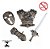 Kit Medieval Infantil Armadura Espada Capacete Bracelete - Imagem 4