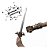 Kit Medieval Infantil Armadura Espada Capacete Bracelete - Imagem 5