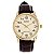 Relogio Masculino Casio Collection Mtp-v001gl-9budf - Marrom/dourado - Imagem 1