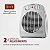Aquecedor De Ar Mondial 2 Temperaturas 1500w Cinza A-08 - Imagem 2