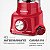 Liquidificador Mondial 900W Turbo L-900 FR-2C Vermelho 127V - Imagem 18