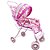 Carrinho para Boneca M&P Luxo Unicórnio Nuvem B7 - Rosa - Imagem 1