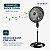 Ventilador de Coluna Mondial 40cm VTX-40C-8P-CR Preto 220V - Imagem 3
