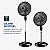 Ventilador de Coluna Mondial 40cm VTX-40C-8P-CR Preto 220V - Imagem 7