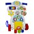 Brinquedo Calesita Tateti Bebê Piloto Azul e Amarelo Ref.889 - Imagem 1