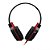 Headset Gamer Multilaser PH073 - Preto/Vermelho - Imagem 3