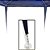 Tenda Importway Gazebo Montável 3,00m Azul - IWGZM-3AZ - Imagem 4