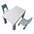 Conjunto Brinqway Mesa + 2 Cadeiras Azul - BW090AZ - Imagem 1