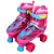 Patins + Kit de Proteção Inline Unitoys 1321 Rosa - 34/37 - Imagem 2