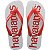 Chinelo Havaianas Top Logomania 2 Vermelho Crush - 41/42 - Imagem 1