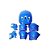 Patins Inline C/ Kit de Proteção ImportWay BW019 Azul 31/34 - Imagem 1