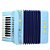 Brinquedo Sanfona Infantil Importway Azul - BW141 - Imagem 1