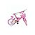 Bicicleta Infantil Bike da Turma Unitoys Aro 14 Rosa - Imagem 1
