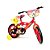 Bicicleta Infantil Bike da Turma Unitoys Aro 14 Vermelho - Imagem 1