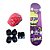 Kit Skate + Acessórios de Proteção Bel Sports Zombie Cap. Vermelho - Imagem 1