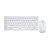 Kit Teclado + Mouse OEX Ultra Slim TM-405 Wireless - Branco - Imagem 1