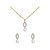 Kit Relógio Feminino Champion + Colar e Brincos - CN29276B - Imagem 2