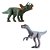 Dino Island Triceratops e Velociraptor Silmar Ref.1565 - Imagem 1