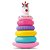 Brinquedo Pirâmide de Argolas Divertoys Ref.8176 Unicórnio - Imagem 1