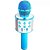 Brinquedo Microfone Karaokê Bluetooth Toyng Ref36739 Azul - Imagem 1