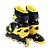 Patins Inline Unitoys Ajustável 34/37 Amarelo Ref.1438 - Imagem 3