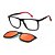 Óculos Carrera Masculino 2 em 1 Clip-On Hyperfit 16/CS Matte Black - Imagem 1