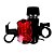 Kit Lanterna e Farol para Bike a Pilha Acte Sports - A69 - Imagem 1