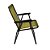 Cadeira de Praia MOR Xadrez Mel 2050 - Xadrez Amarelo - Imagem 4