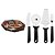 Kit Para Servir Pizza Tramontina 14pçs Ref.25099022 Preto - Imagem 1