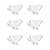 Conjunto 6 Molheiras Unik Home UH1202 - Imagem 1