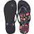 Chinelo Havaianas Slim Organic Preto/Rosa - 41/42 - Imagem 3