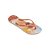 Chinelo Havaianas Slim Paisage Bege Palha/Laranja - 35/36 - Imagem 2