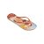 Chinelo Havaianas Slim Paisage Bege Palha/Laranja - 37/38 - Imagem 2