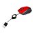 Mini Mouse USB Retrátil Bright Ref.0101 - Vermelho - Imagem 2