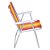 Cadeira Alta Mor Vermelho/Laranja/Amarelo Alumínio Ref.2101 - Imagem 3