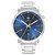 Relógio Masculino Tuguir Analógico TG168 TG30221 Prata/Azul - Imagem 1