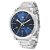 Relógio Masculino Tuguir Analógico TG168 TG30221 Prata/Azul - Imagem 2