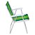 Cadeira Alta Mor Dobrável Alumínio Verde Ref.002101 - Imagem 3