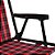 Cadeira de Praia Mor Xadrez Carmin R.2050 - Xadrez Vermelho - Imagem 6