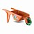 Carriola Infantil com Kit Praia Samba Toys Ref.0082 Laranja - Imagem 3