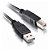 Cabo USB Para Impressora Multilaser USB A x USB B 2.0 WI027 - Imagem 2