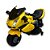 Mini Moto Elétrica Infantil Importway 6V BW232AM - Amarelo - Imagem 1