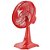 Ventilador de Mesa Britânia 60W Protect 30 Vermelho 127V - Imagem 2
