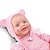 Boneca New Born Divertoys Body Rosa Ref.8205 - Imagem 2