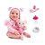 Boneca New Born Divertoys Body Rosa Ref.8205 - Imagem 1