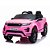 Mini Carro Elétrico Importway Land Evoque BW128RS Rosa - Imagem 1