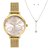 Kit Relógio Feminino Condor + Colar e Brincos COPC21AEEC/K4D - Imagem 1