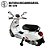 Mini Moto Elétrica Importway Vespa 12V BW-222BR - Branco - Imagem 2